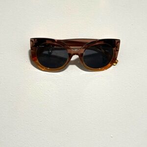Brown Cat-Eye Sunglasses